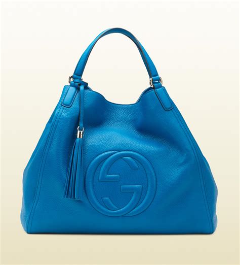 gucci soho leather shoulder bag blue|gucci soho diamond bag.